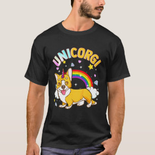 Kids Unicorn Corgi Crossover Unicorgi T-Shirt