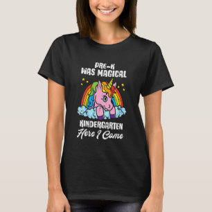 Kids Unicorn Rainbow Pre K Magical Kindergarten La T-Shirt