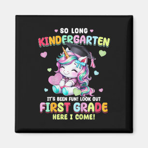 Kids Unicorn So Long Kindergarten Graduation Last  Magnet