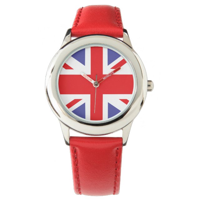 Kids Union Jack British Watch (Front)