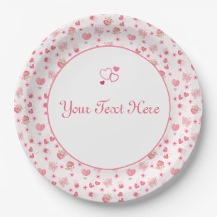 Kids Valentine's Day Paper Plate