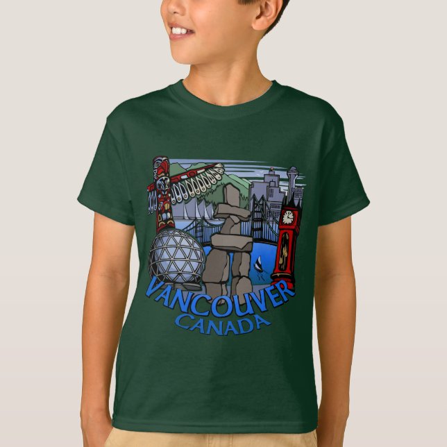 Kid's Vancouver T-shirt Organic Vancouver Shirt (Front)