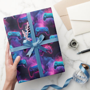 Kids Video Gaming Birthday Party Wrapping Paper
