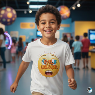 Kids Video Gaming Level 5 Unlocked T-Shirt