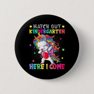 Kids Watch Out Kindergarten Here I Come Back To Sc 2 Inch Round Button