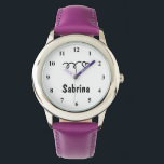 Kid's watches with name of child<br><div class="desc">Kids watches with custom name of child. Personalizable wrist watches for boys and girls. Cute personalized Birthday gift idea for children or grandchildren.</div>