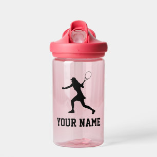 Kid's water bottle for female junior tennis player