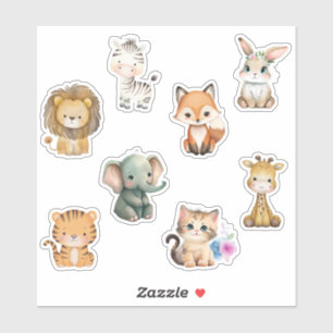 Kids Watercolor Animals