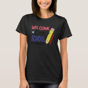 Kids Welcome Back To School Cute Teacher Students  T-Shirt