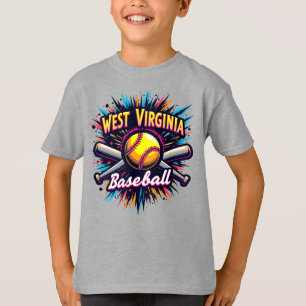 Kids West Virginia Baseball T-Shirt