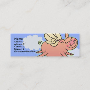 Kids When Pigs Fly Skinny Profile Cards