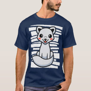 Kids White Arctic Fo Premium T-Shirt