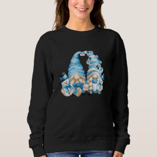 Kids Winter Matching Gnomes For Kids With Cute Sno Sweatshirt