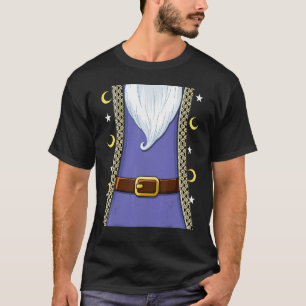 Kids Wizard Cloak Halloween Costume Men Wizard Hal T-Shirt