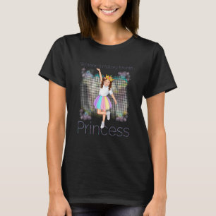 Kids Women's History Month Princess Sister Girly G T-Shirt