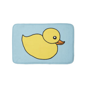 Kids Yellow Baby Duck Duckie Bathroom Bath Mat Rug