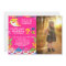 Kids Yellow Rainbow Shark Birthday Photo Invitatio