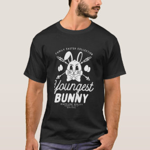 Kids Youngest Bunny Matching Family Outfit Easter  T-Shirt