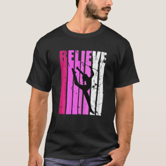 Kids Youth Rhythmic Gymnastics Life Pink Inspiring T-Shirt