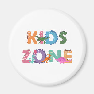 Kids Zone Dinosaurs Magnet