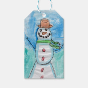 KidsArt fo CHOC - Snowman Happiness Gift Tags