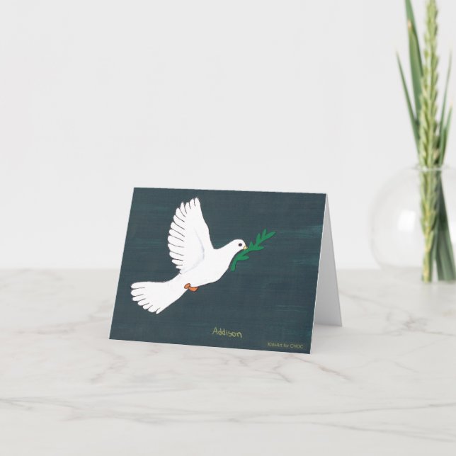 KidsArt for CHOC - Carte Dove (Devant)