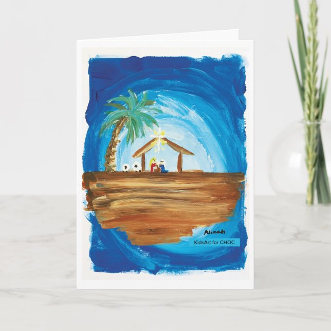 KidsArt for CHOC - Peace on Earth Card (Front)