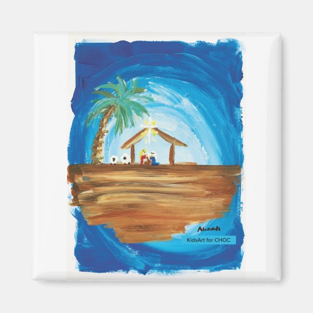 KidsArt for Choc - Peace on Earth Magnet (Front)