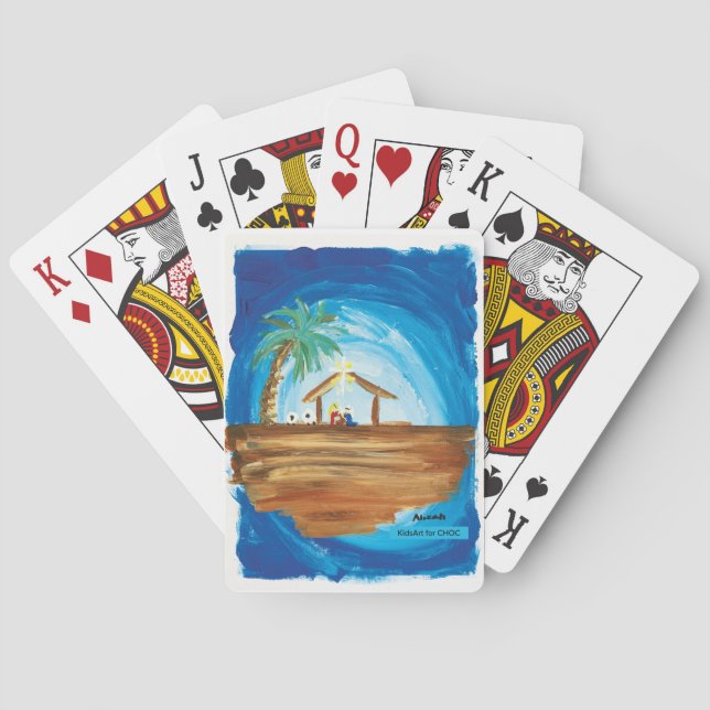 KidsArt for Choc - Peace on Earth Playing Cards (Back)