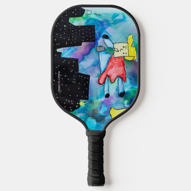 KidsArt for CHOC - Super Hero Pickleball Paddle (Front)