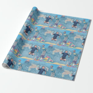 KidsArt for CHOC - Underwater Explorer Wrapping Paper