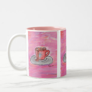 KidsArt for CHOC - Warm CHOColate Wishes Two-Tone Coffee Mug