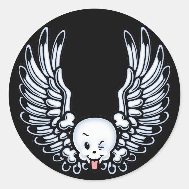 Kidwing Classic Round Sticker (Front)