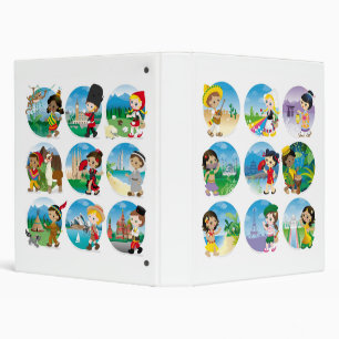 Kidz countries set 1&2 binder