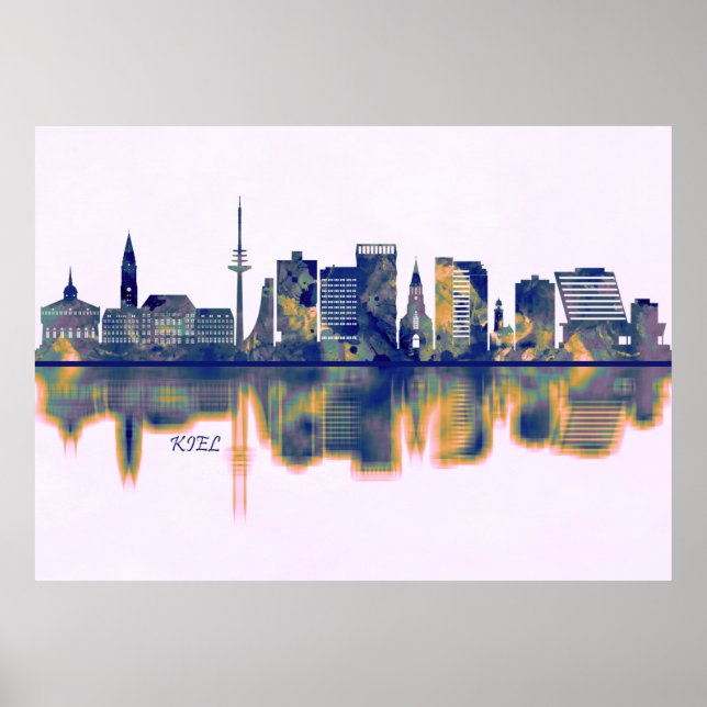 Kiel Skyline Poster (Front)