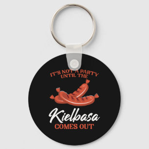 Kielbasa Poland Meat Sausage Food Lover Polish Men Keychain