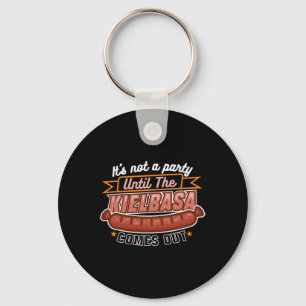 Kielbasa Poland Meat Sausage Food Lover Polish Men Keychain
