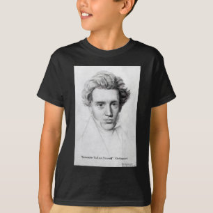 Kierkegaard "Love Yourself" Love Quote Gifts Etc T-Shirt