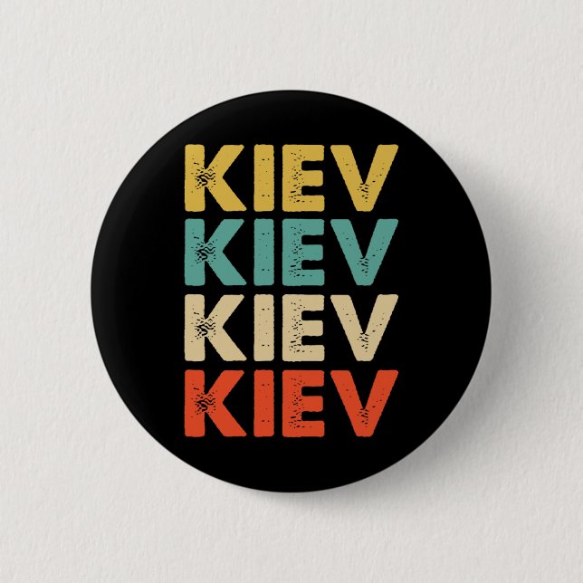 Kiev Ukraine  2 Inch Round Button (Front)