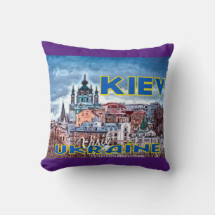 Kiev, Ukraine Throw Pillow