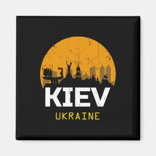 Kiev Ukraine - Uni - Black - Small - Short Sleeve Magnet
