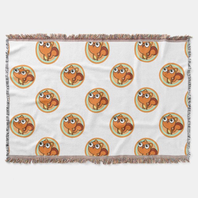 Kiff Chatterly Throw Blanket (Front)