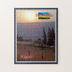 Kigali - Rwanda - Panorama - Jigsaw Puzzle