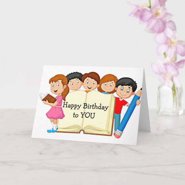 KIIDS ALL AGREE U SHOULD HAVE HAPPY BIRTHDAY CAR CARD (Orchid)