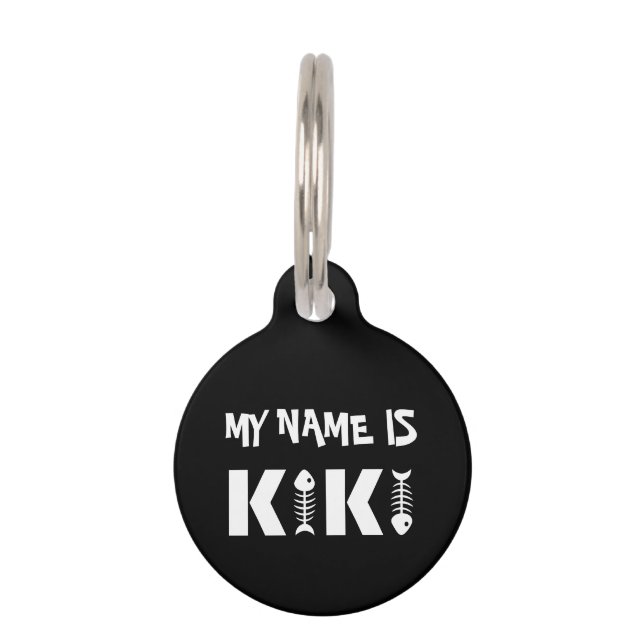 Kiki Cat Pet ID Tag (Front)