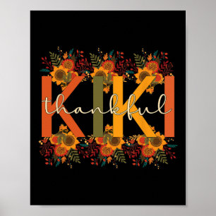 Kiki Grandmother Thanksgiving Kiki Grandma  Poster