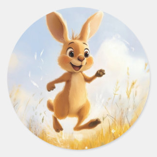 Kiki the Bunny Classic Round Sticker