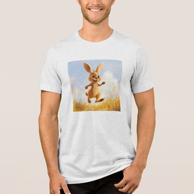 Kiki the Bunny Tri-Blend Shirt (Front)