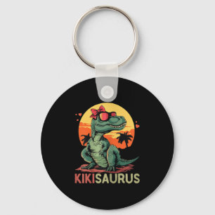 Kikisaurus Dino Dinosaur Kiki-saurus T-rex Mother' Keychain