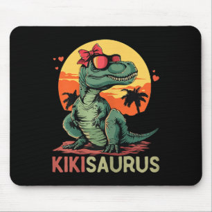 Kikisaurus Dino Dinosaur Kiki-saurus T-rex Mother' Mouse Pad